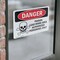 Signmission Poison Lead Work Area Authorized Only Danger Sign, Vinyl Decal, 14in W x 10in L, 2PK OS-2PACK-DS-D-1014-L-1533 - alternate 3